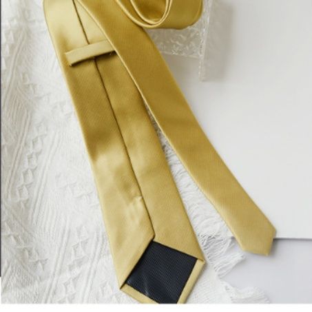 ネクタイ 上質斜紋織り無地ネクタイ結婚式用六色展開