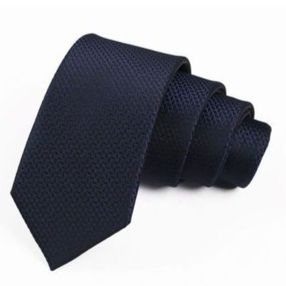 ネクタイ シンプル無地細身ナロータイ