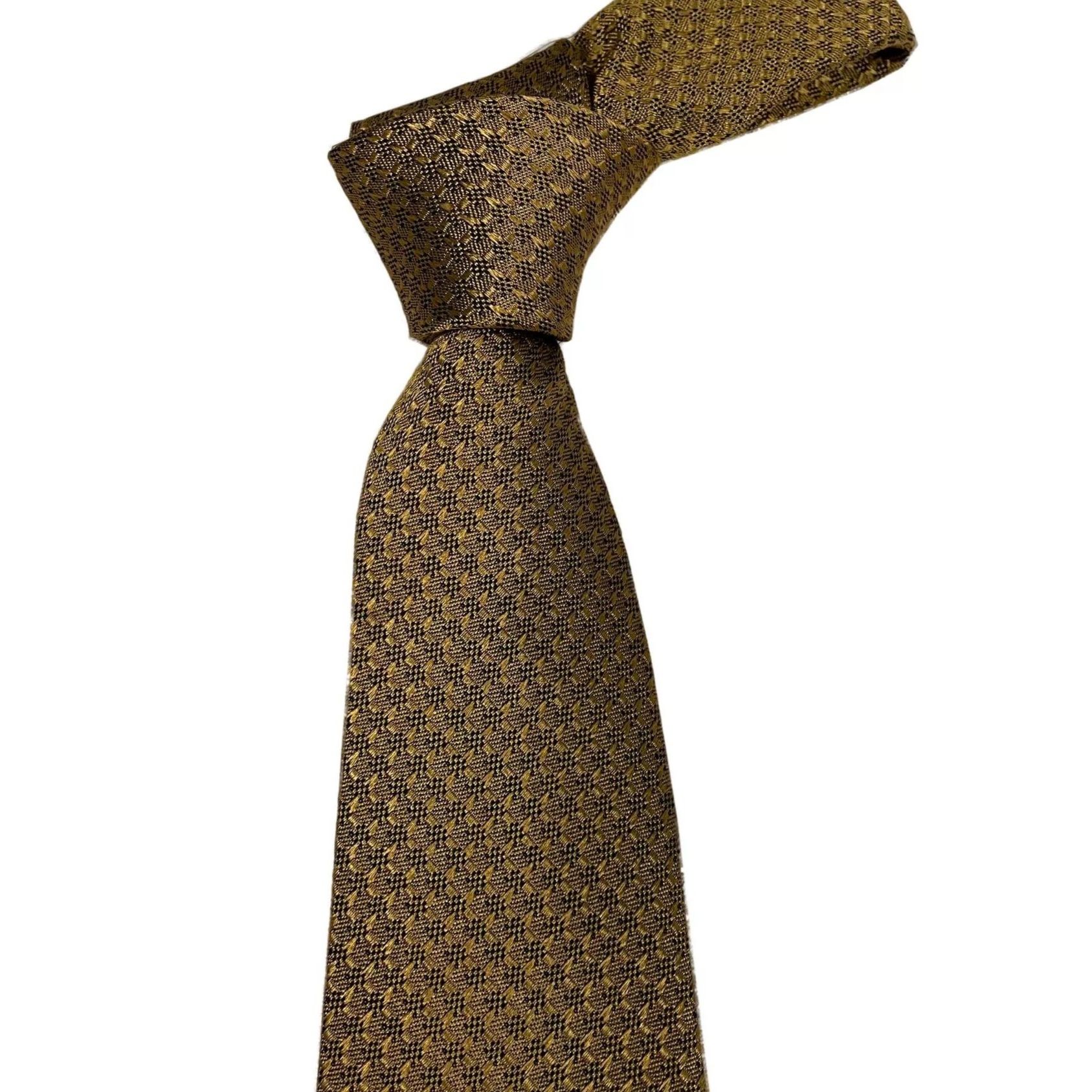 ネクタイ 斜めストライプ織り柄ナロータイ