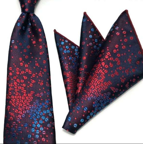  成人式におすすめ 華やかペイズリーネクタイ