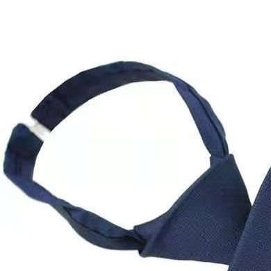 ネクタイ 就活対応ワンタッチ式無地ネクタイセット