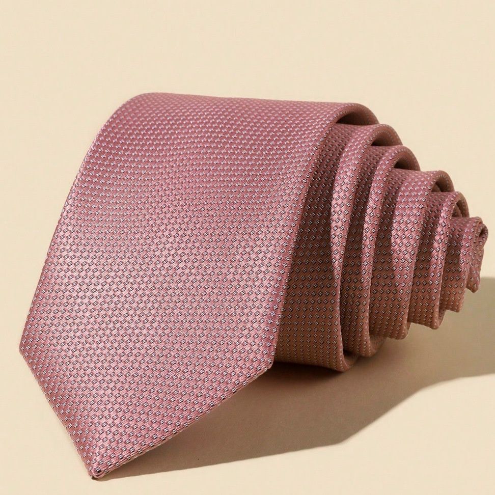 ネクタイ 無地織柄ワンタッチネクタイ細身シルエット