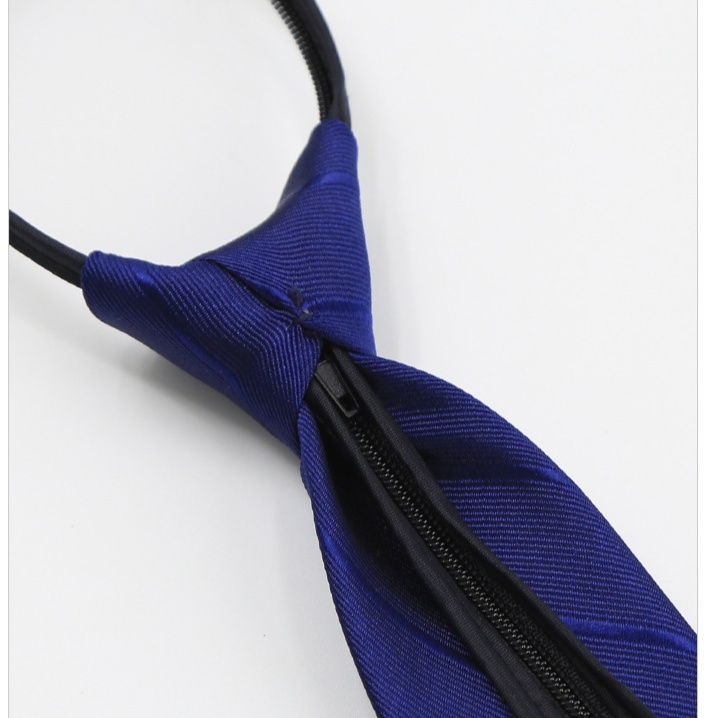 ネクタイ8センチ幅斜めストライプ柄ワンタッチネクタイ