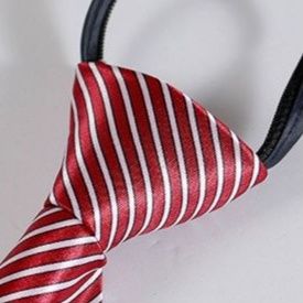 ネクタイ 斜めストライプ柄ワンタッチネクタイ