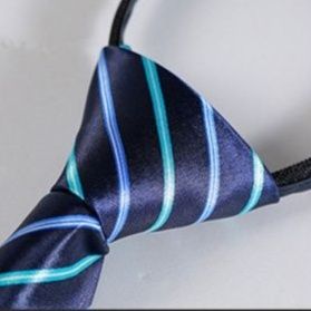 ネクタイ 斜めストライプ柄ワンタッチネクタイ