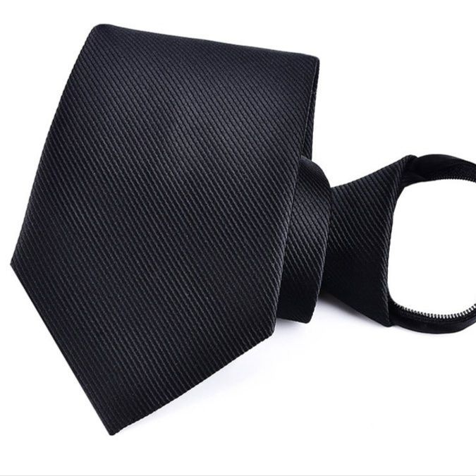 ネクタイ 斜めストライプ柄ワンタッチネクタイ