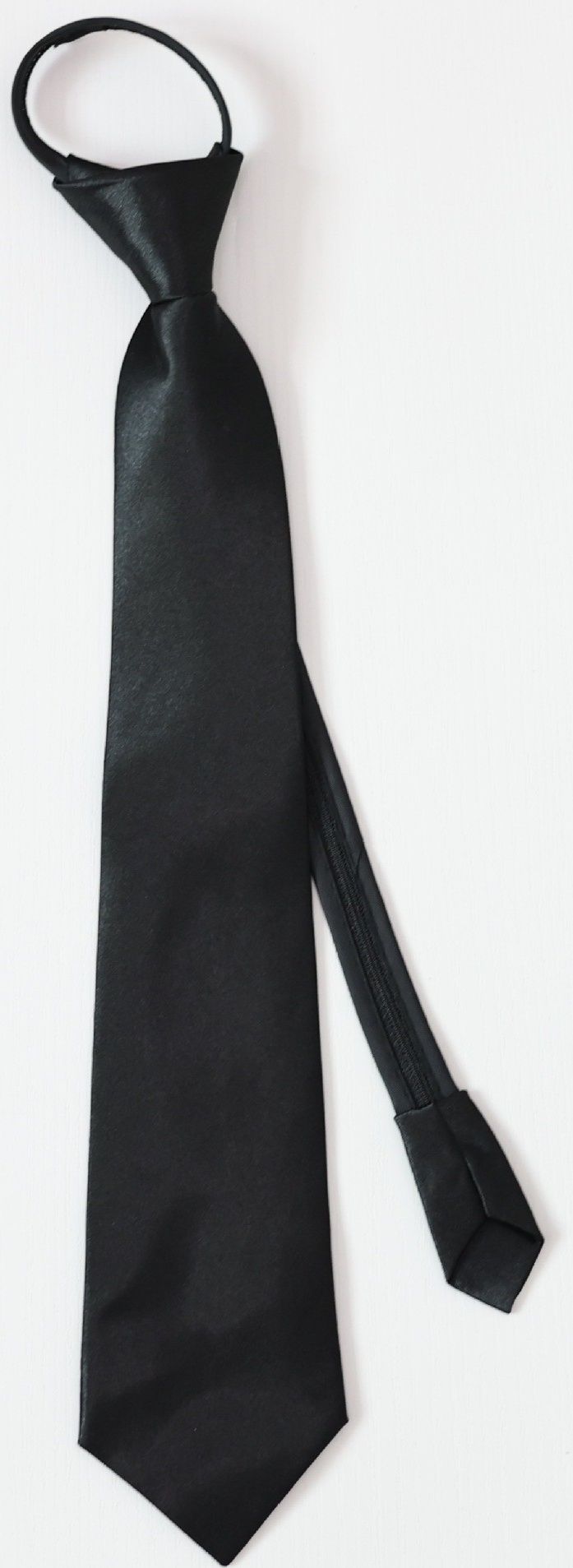 無地サテン調ワンタッチネクタイ4本セット