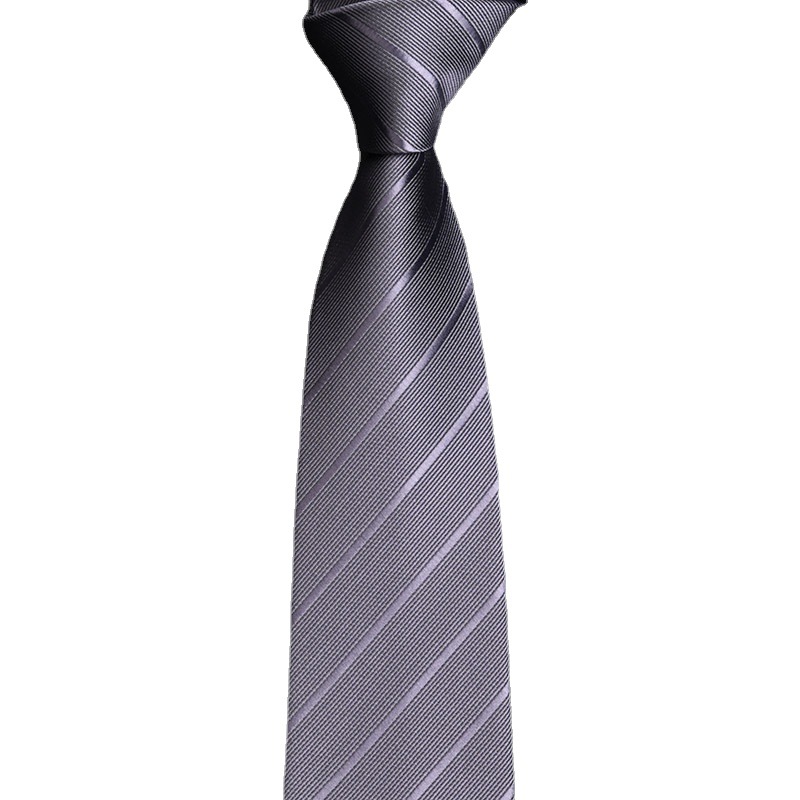 ネクタイ 斜めストライプ柄シルク調就活ネクタイ