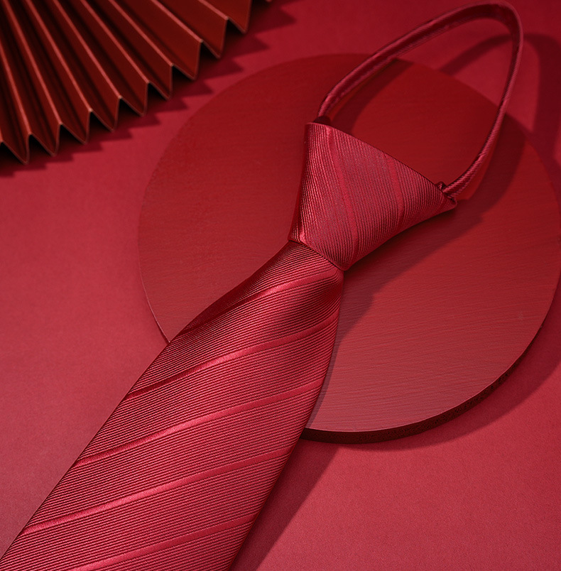 ネクタイ 上質絹織斜線柄紳士用結び型ネクタイ