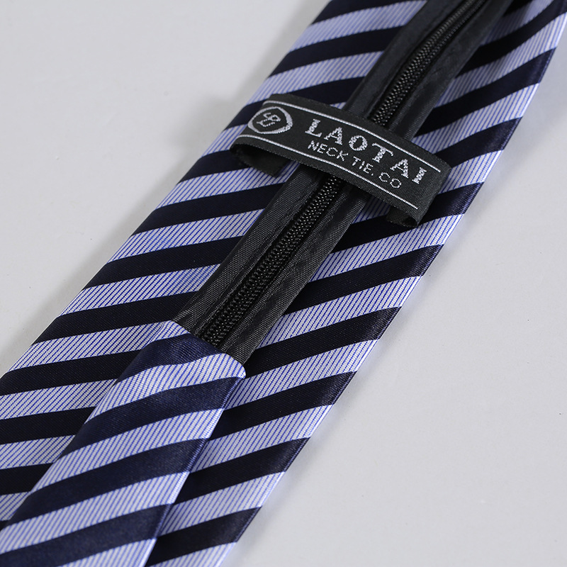 ネクタイ 斜めストライプ柄ワンタッチネクタイ