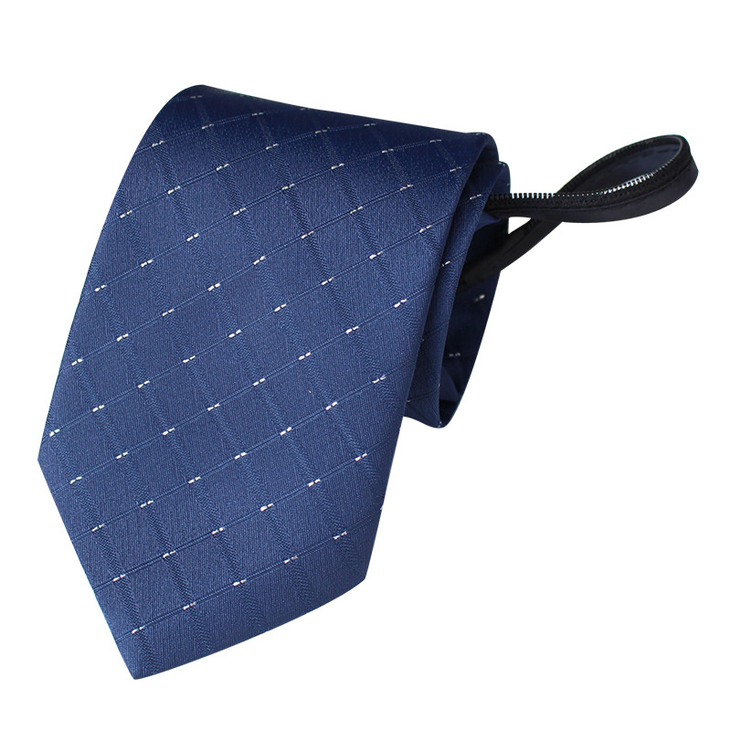 ネクタイ 斜線織り柄高級絹製ビジネスネクタイ