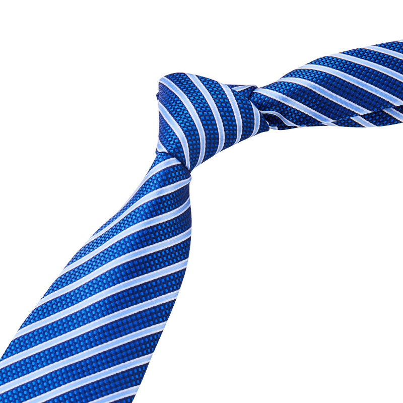 ネクタイ 斜め縞模様絹織物正装用ネクタイ