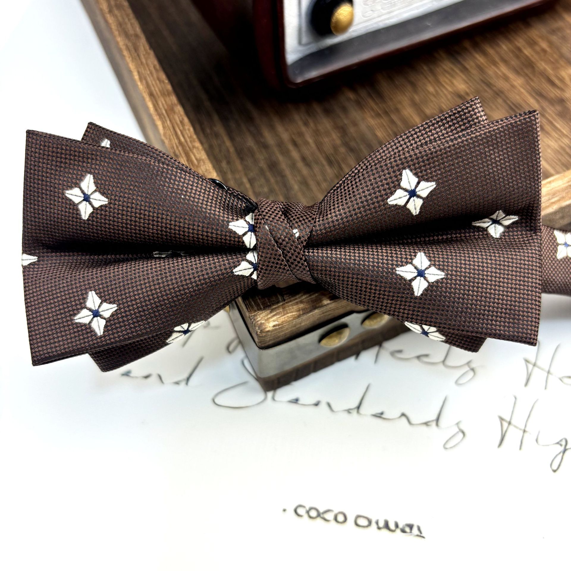 ネクタイ 多彩な柄で魅せる紳士用蝶ネクタイ五本組