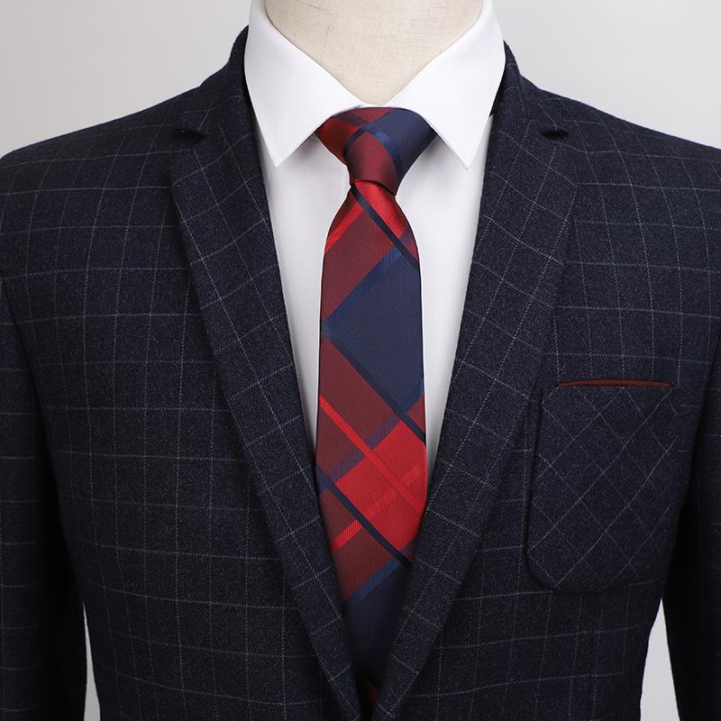 ネクタイ 高級絹織物斜縞模様紳士用正装 ネクタイ