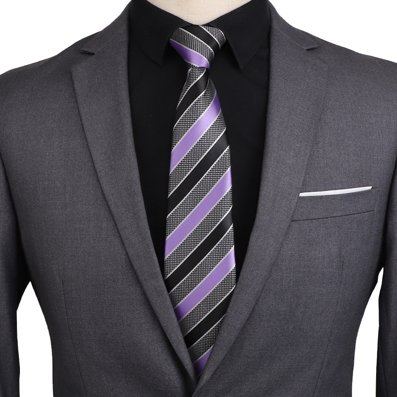 ネクタイ 格子縞チェック柄フォーマルネクタイ