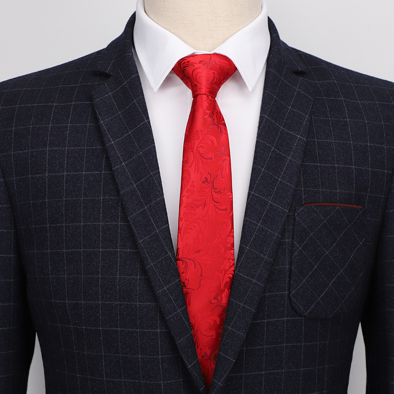 ネクタイ 斜めストライプ柄絹製ネクタイ