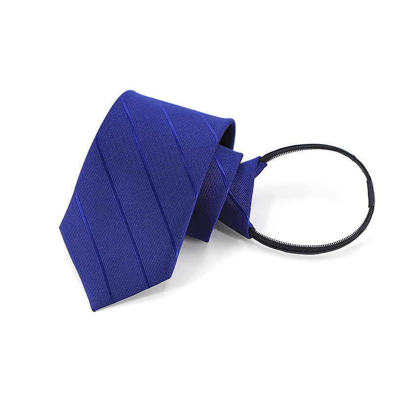 ネクタイ8センチ幅斜めストライプ柄ワンタッチネクタイ