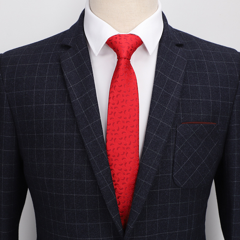 ネクタイ 高級絹織物斜縞模様紳士用正装 ネクタイ