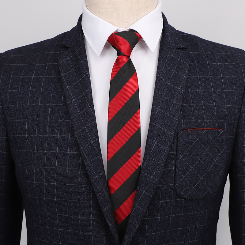 ネクタイ 高級絹織物斜縞模様紳士用正装 ネクタイ