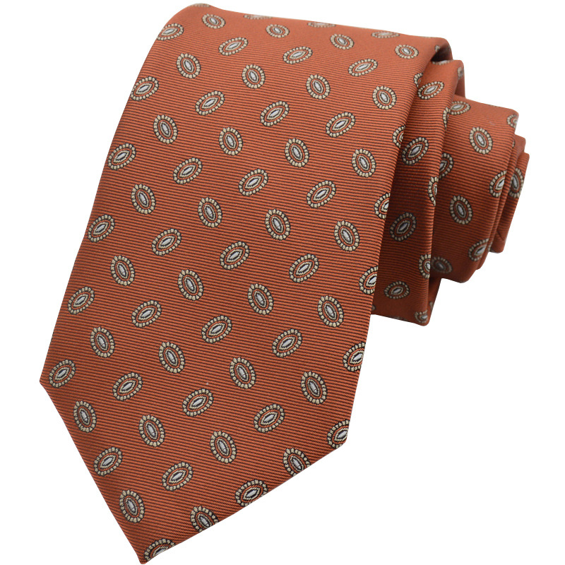 ネクタイ 小紋柄ペイズリー調ネクタイ就活向け