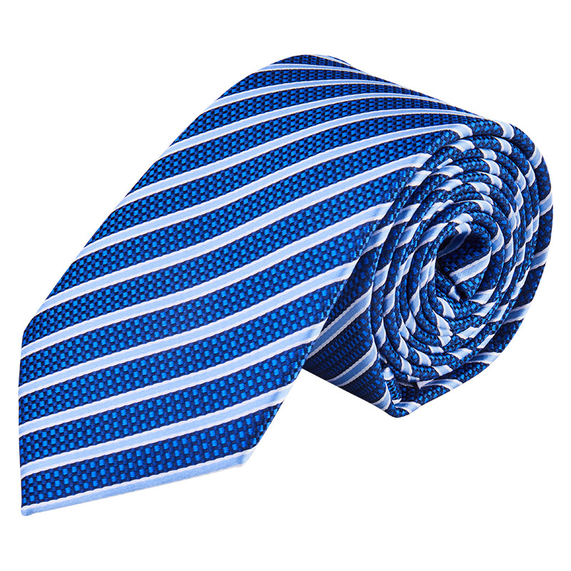 ネクタイ 斜め縞模様絹織物正装用ネクタイ