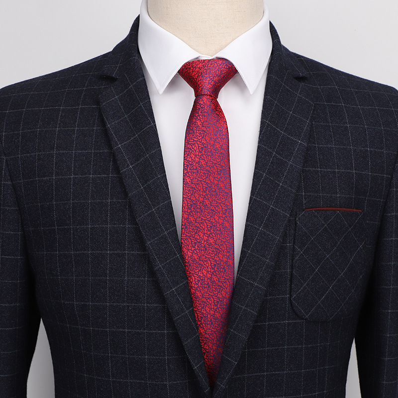 ネクタイ 高級絹織物斜縞模様紳士用正装 ネクタイ