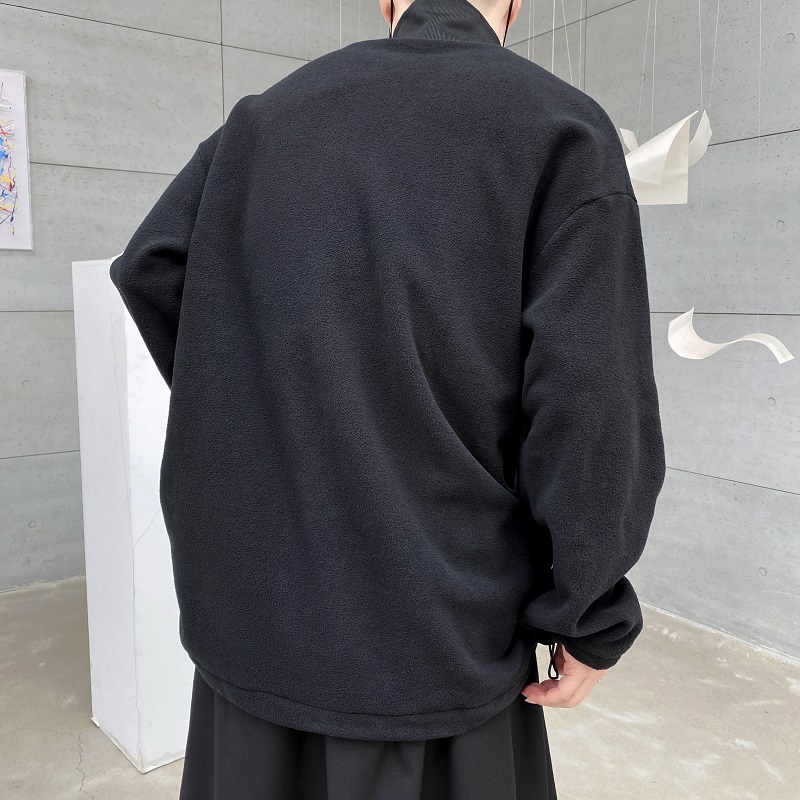 タートルネック シンプル半ハイネックニットセーター