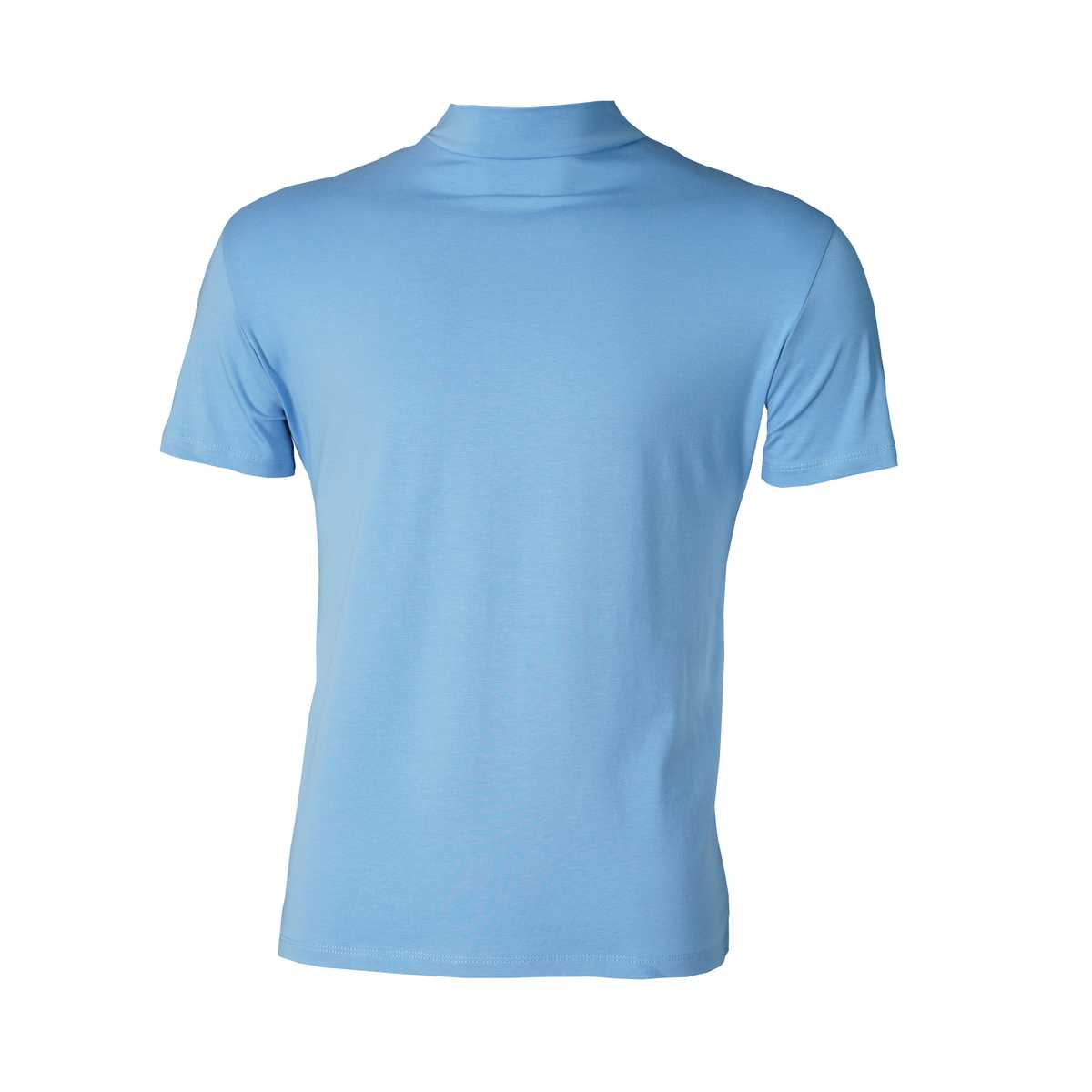 爽やかな知的印象を演出！青いタートルネックで叶える洗練スタイル