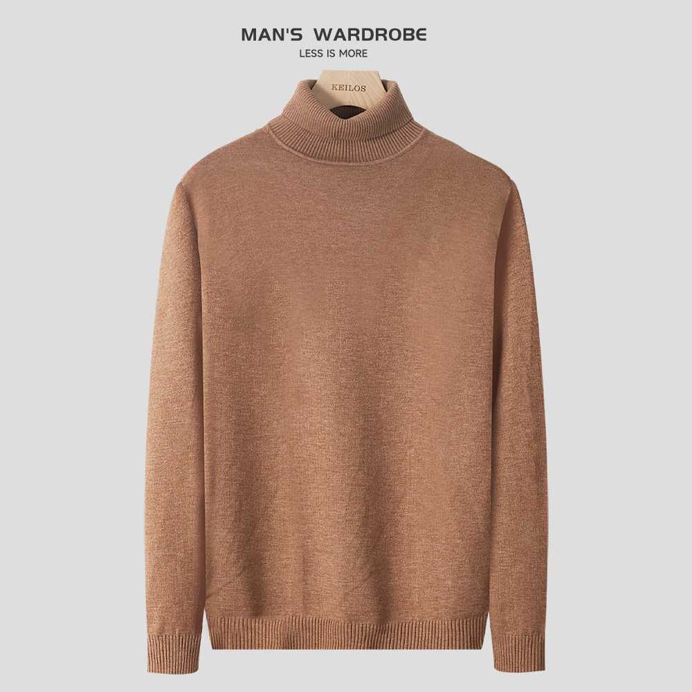 華やかな印象を演出!オレンジのタートルネックニットで叶える温かみのあるスタイル10選