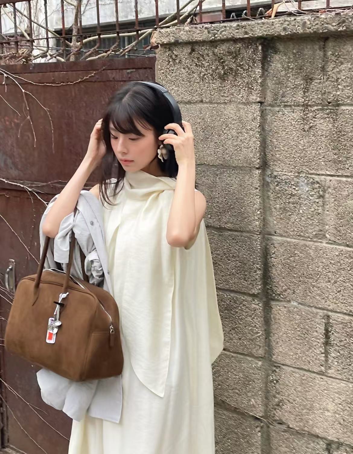 タートルネック　レディース　上品ノースリーブワンピース 韓国風