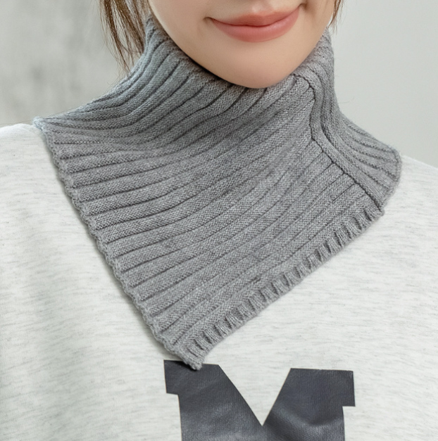 ネックウォーマー　ニット つけ襟 ネックウォーマー 暖かい 防寒 可愛い