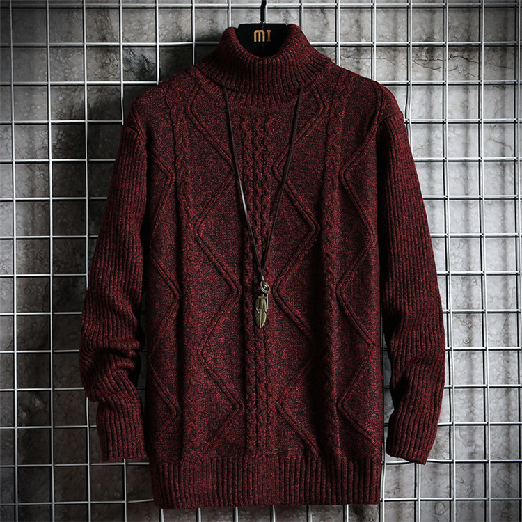 【メンズ タートルネック セーター】厚手ケーブル編みニット｜防寒×上品デザインの冬物トップス neckty＋