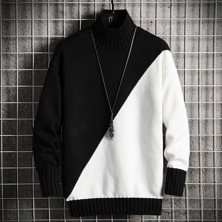 【メンズ タートルネック セーター】厚手ケーブル編みニット｜防寒×上品デザインの冬物トップス neckty＋