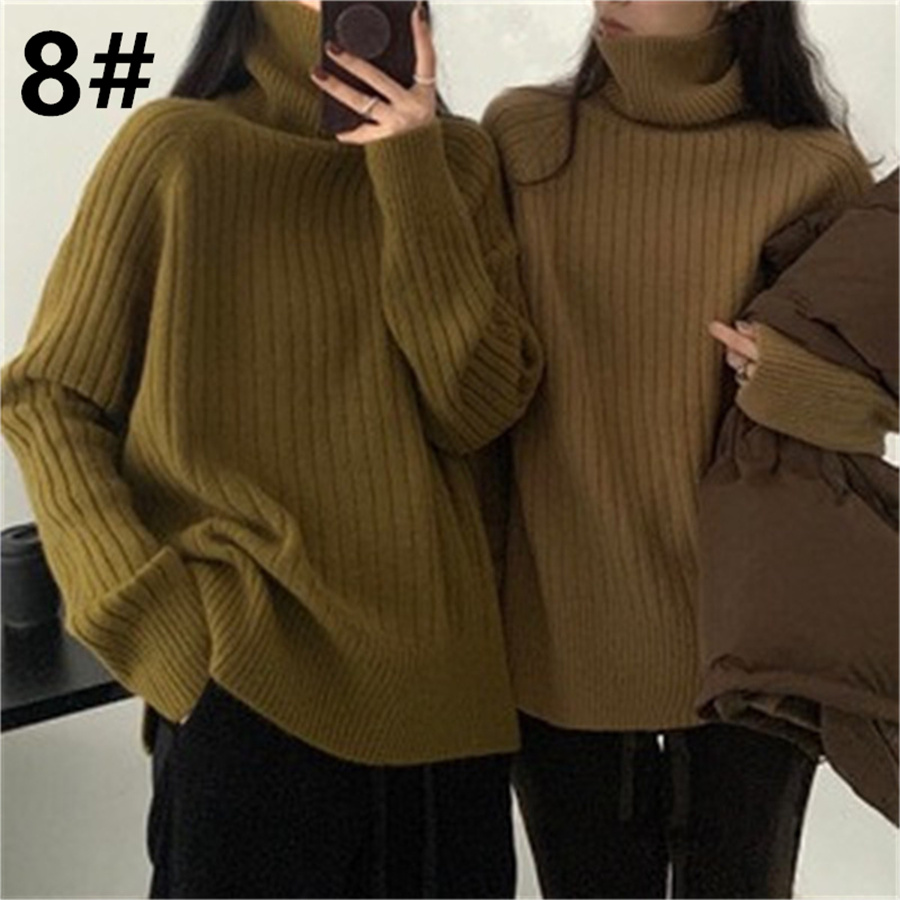 新作 タートルネック セーター 体型カバー レディース　長袖