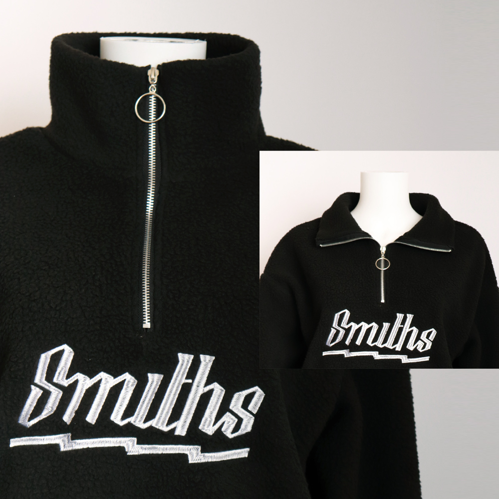 タートルネック ボア素材ハーフジップジャケット韓国風　レディース　長袖