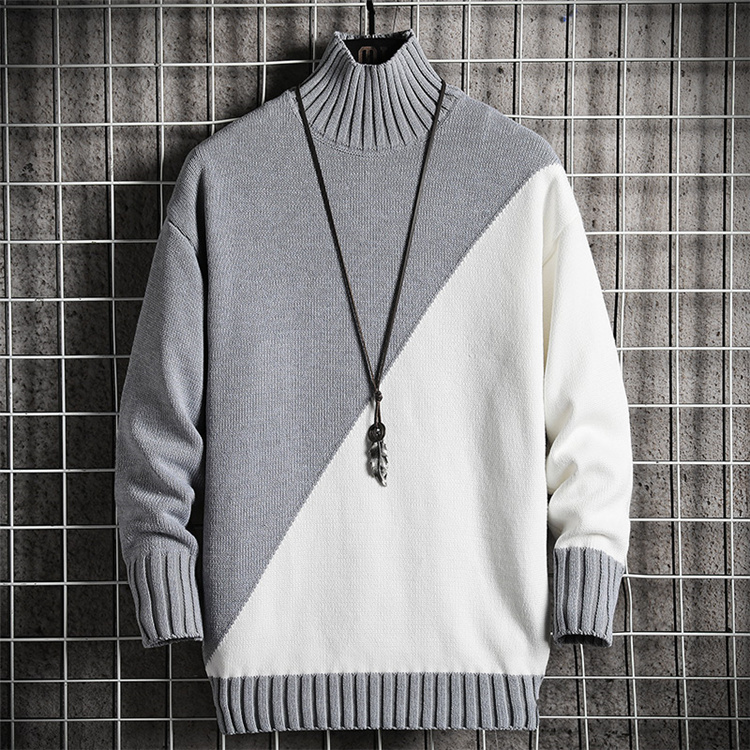 【メンズ タートルネック セーター】厚手ケーブル編みニット｜防寒×上品デザインの冬物トップス neckty＋