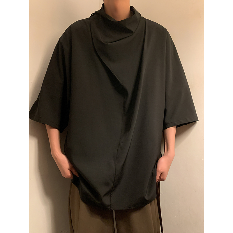 タートルネック ゆったりドレーププルオーバー　大きいサイズ　ぽっちゃり対応