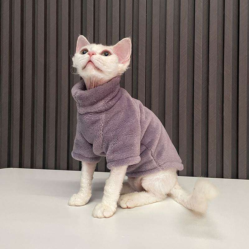 Cat Clothing Winter Jacket | Fluffy Cat Pajamas