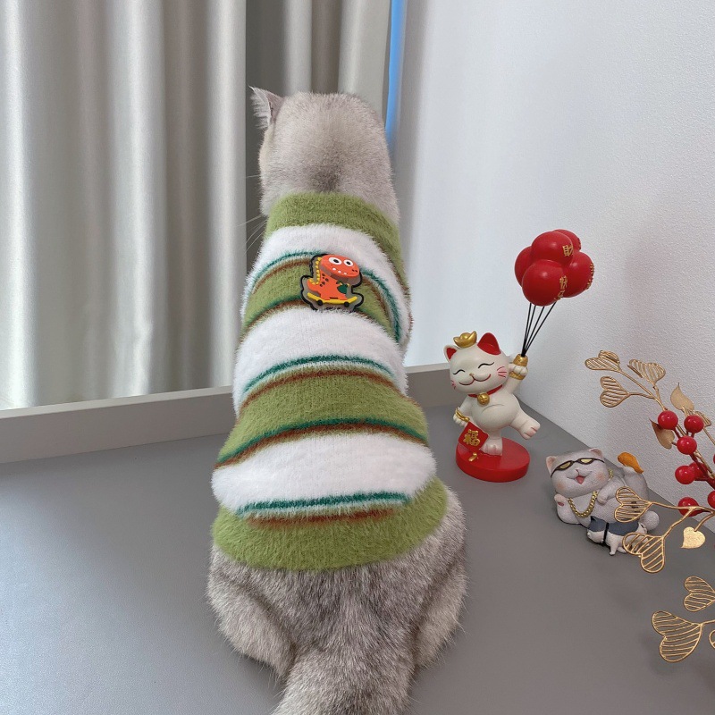 猫服 ふわふわもこもこ猫用セーター