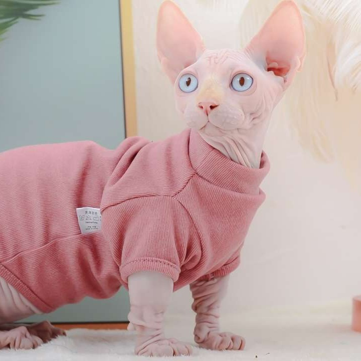 猫服  スフィンクス専用 もこもこ保温ウェア