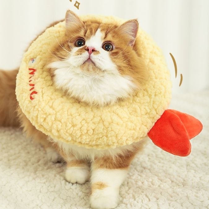 猫服 もふもふ天ぷらエリザベスカラー