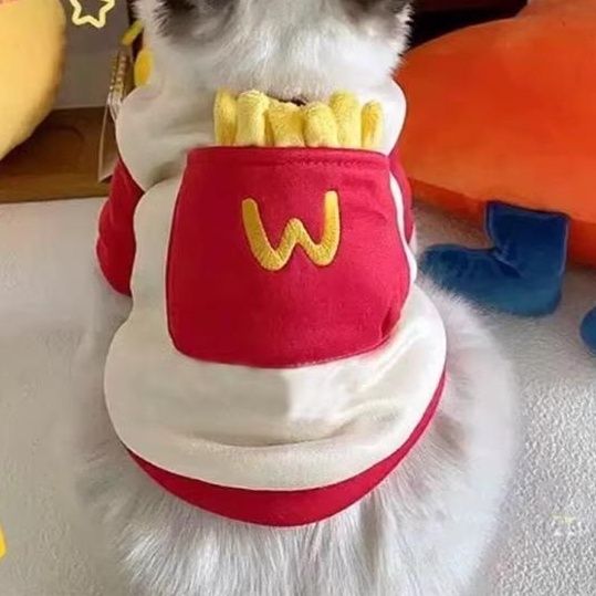 猫服 もぐもぐポテト防寒ウェア