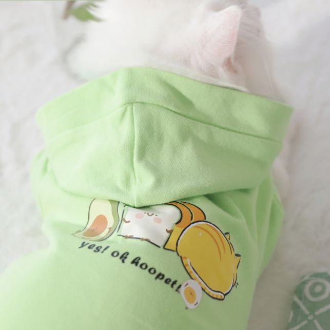 猫服 もこもこフード付き猫パーカー
