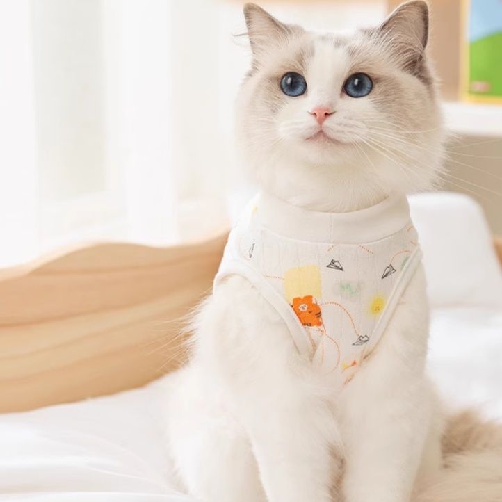 猫服 やさしい包み込み術後服