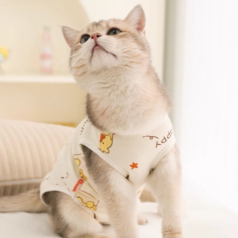 猫服 やさしい包み込み術後服