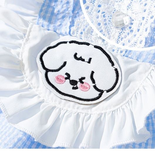 猫服 愛らしいメイド服風猫用ワンピース