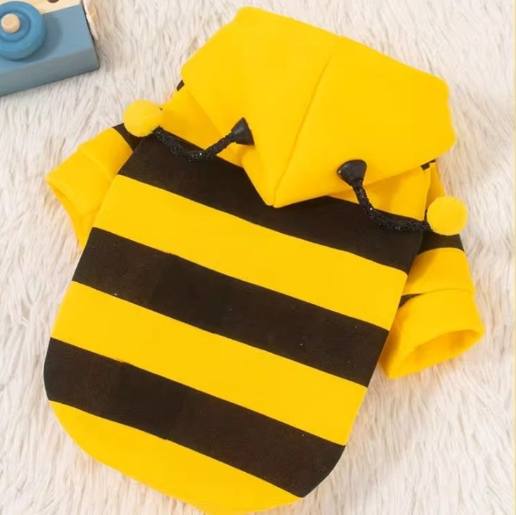 猫服 愛猫が変身ミツバチ着ぐるみ風猫服コスプレ