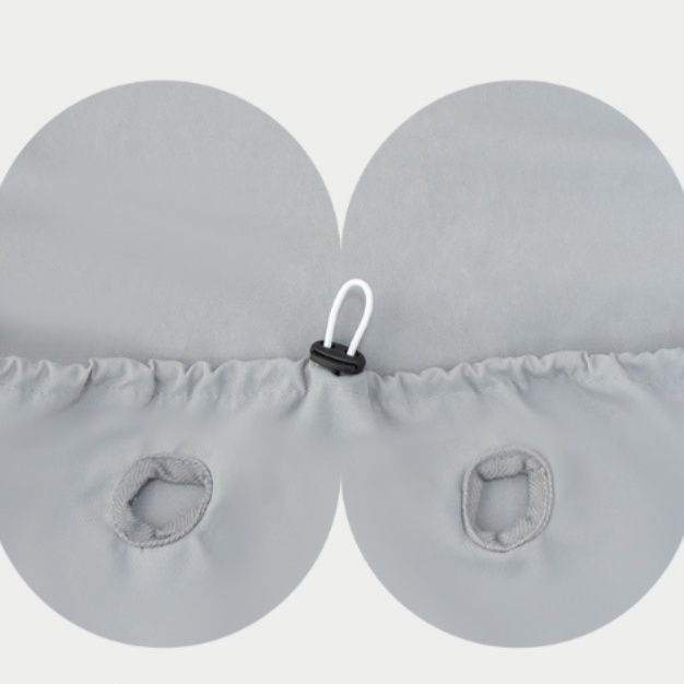 猫服 　抱っこ服　帯洞付き伸縮式エプロン型