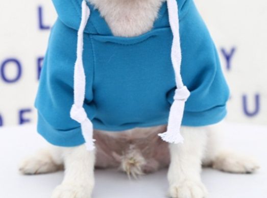 猫服 猫用フード付きあったかパーカー洋服