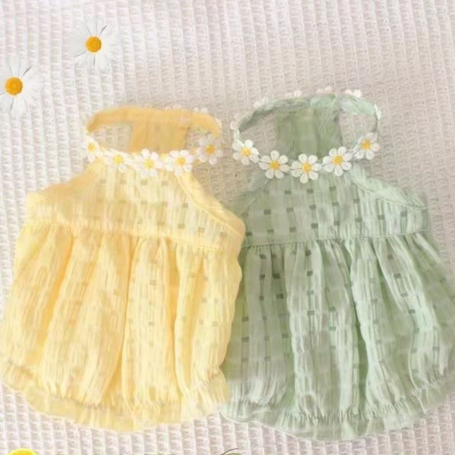 猫服 小花刺繍キャミワンピース猫服